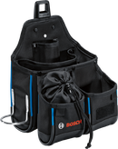 複数のポケットを備えたBosch GWT 4 ツールバッグ。.
