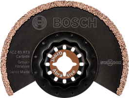 Bosch ACZ 85 RT3 カーバイドグラウトおよび研磨ブレード。.