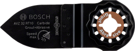 Bosch AVZ 32 RT10 カーバイドグラウトおよび研磨ブレード。.