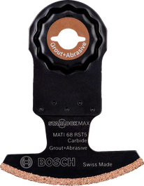 Bosch Starlock MATI 68 RST5 カーバイドグラウトおよび研磨ブレード。.