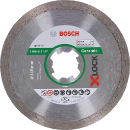 Bosch X-LOCK セラミックダイヤモンドカッティングディスク 115mm の標準。