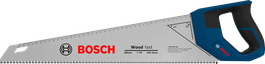 木材切断用のBoschハンドソー 500 mm 7 TPI。