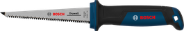 切断用 8 TPI を備えたBoschドライウォール ソー 150 mm。