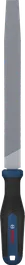人間工学に基づいたハンドルを備えたBoschのフラットハンドヤスリ 200 mm。