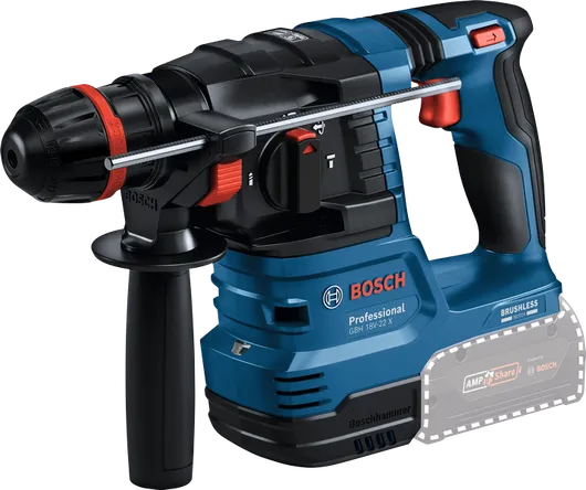 BoschGBH 18V-22 X コードレス回転式ハンマードリル。