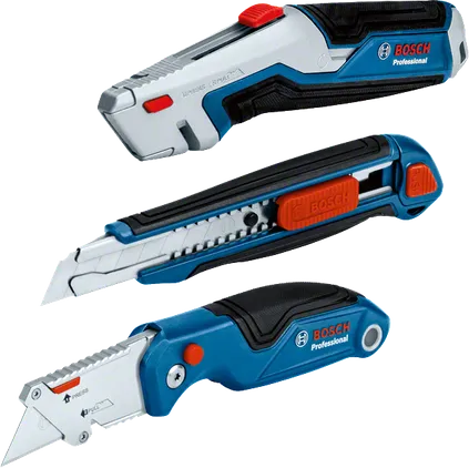 ナイフ3種セット カッター | Bosch Professional