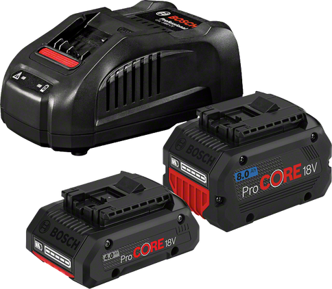 BOSCH - BOSCH 充電器バッテリー ProCORE18V 4.0Ah x 1 + ProCORE18V 8.0Ah x 1 + GAL 1880 CV