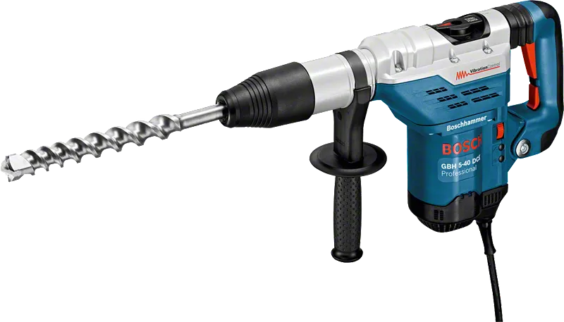 Bosch GBH 5-40 DCE サイドハンドル付き回転ハンマードリル。.