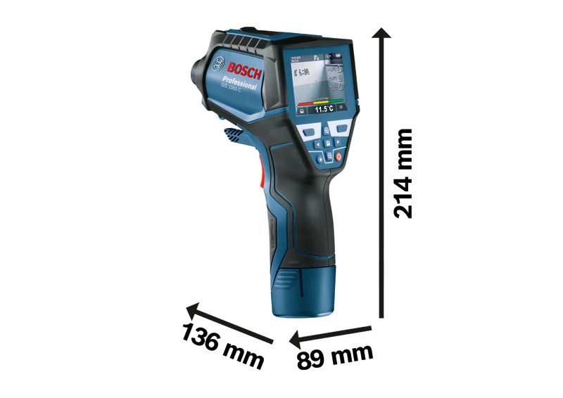 PRO GIS 1000 C 放射温度計 | Bosch Professional