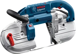 人間工学に基づいたハンドルを備えたBosch GCB 120 バンドソー。