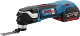 Bosch GOP 18V-28 コードレス マルチツール (StarlockPlus 搭載)。
