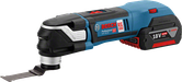 Bosch GOP 18V-28 コードレス マルチツール (StarlockPlus 搭載)。