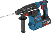 Bosch GBH 18V-26 サイドハンドル付き回転ハンマードリル。.