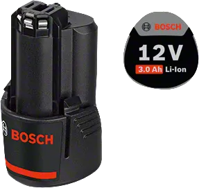 Bosch 12V 3.0Ah リチウムイオンバッテリー。.