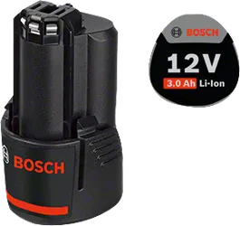 Bosch 12V 3.0Ah リチウムイオンバッテリー。.