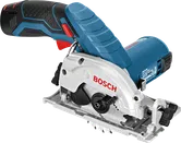 木材切断用のBosch GKS 12V-26 コードレス丸鋸。