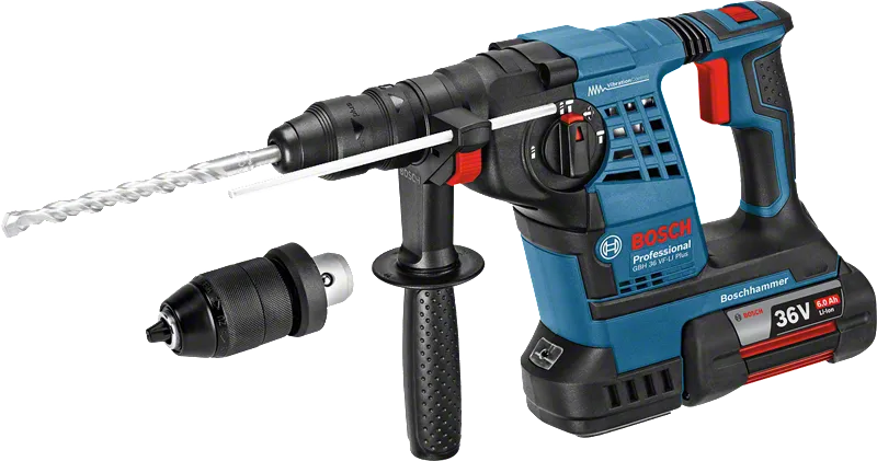 Bosch GBH 36.0 VF-LI Plus コードレスロータリーハンマー、36V。.