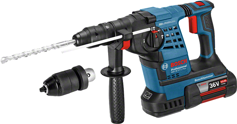 Bosch GBH 36.0 VF-LI Plus コードレスロータリーハンマー、36V。.