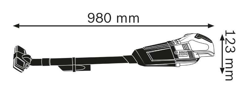 GAS 18V-LI コードレスクリーナー | Bosch Professional