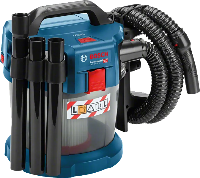 Bosch GAS 18V-10 L コードレス集塵機（ホース付き）.