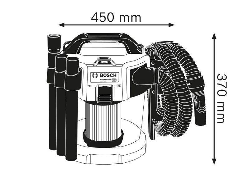 PRO GAS 18V-10 LPH コードレスクリーナー | Bosch Professional