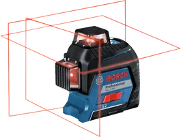 360°ライン投影機能を備えたBosch GLL 3-80レーザーレベルツール。.
