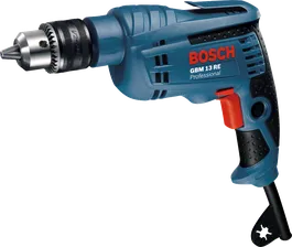 600W モーター搭載のBosch GBM 13 RE ドリル。.
