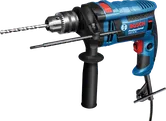 サイドハンドル付きのBosch GSB 16 REインパクトドリル。.