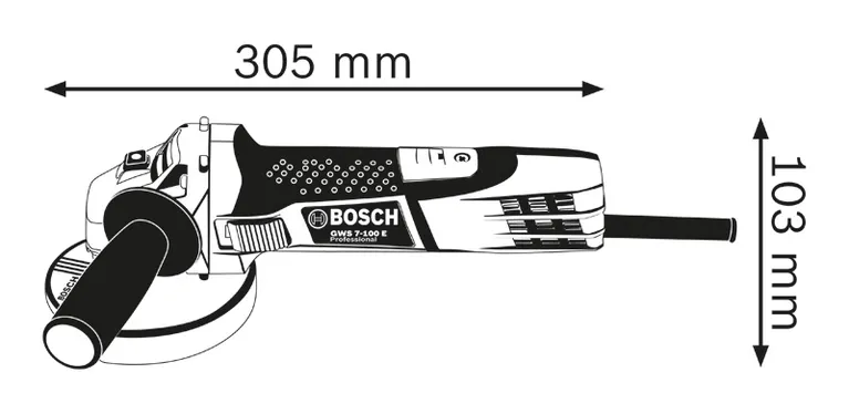 PRO GWS 7-100 E ディスクグラインダー | Bosch Professional
