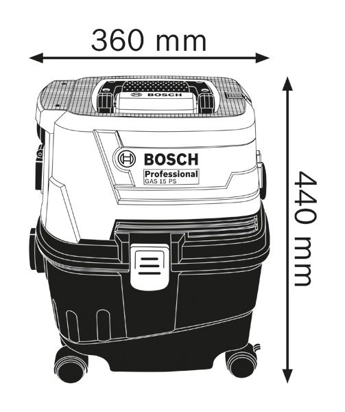 GAS 10 マルチ集じん機 | Bosch Professional