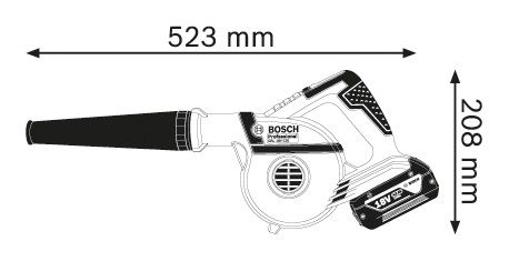 PRO GBL 18V-120 H コードレスブロワ | Bosch Professional
