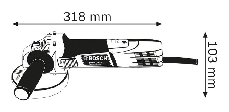 PRO GWS7-125TN ディスクグラインダー | Bosch Professional