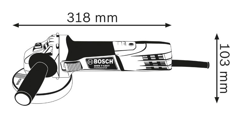 〔お譲り先が決まりました。ありがとうございました！〕BOSCHディスクグラインダー PRO GWS7-125TN ディスクグラインダー | Bosch Professional
