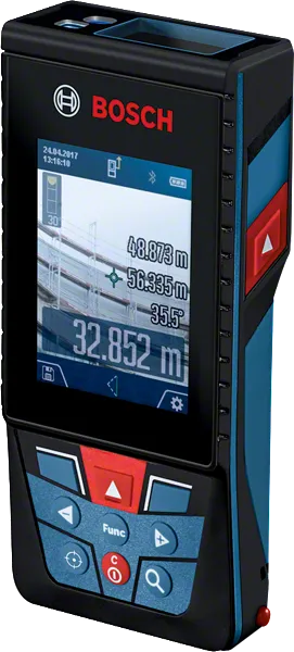 BoschGLM 150 C デジタル表示付きレーザー距離計。
