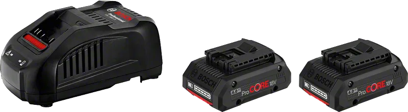 ProCORE18V 4.0Ah×2 + GAL 1880 CV バッテリー充電器セット | Bosch 