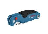 人間工学に基づいたグリップを備えたBoschの折りたたみ式ユーティリティナイフ。