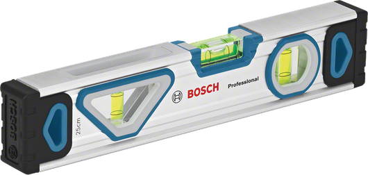 測定バイアル付きBosch25cm 水準器。.