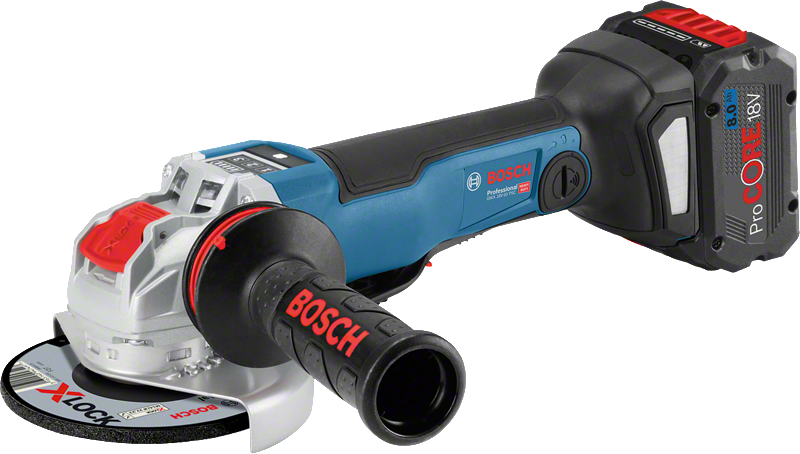 Bosch GWX 18V-10 PSC コードレスアングルグラインダー（X-LOCK 搭載）.