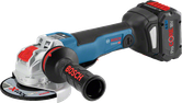 Bosch GWX 18V-10 PSC コードレスアングルグラインダー（X-LOCK 搭載）.