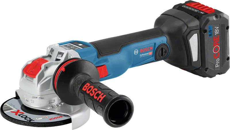 Bosch GWX 18V-10 SC コードレスアングルグラインダー。.