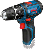 コンパクトなデザインのBosch GSB 12V-15 コードレス ドリル ドライバー。