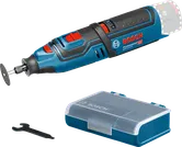 Bosch GRO 12V-35 コードレス回転工具セット。
