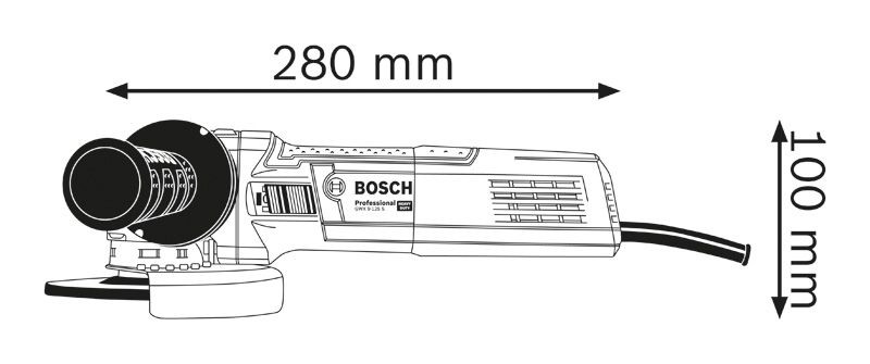 PRO GWX 750-125 S ディスクグラインダー X-LOCK | Bosch Professional