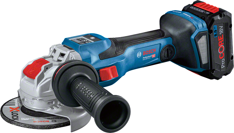 Bosch GWX 18V-15 SC コードレスアングルグラインダー（X-LOCK 搭載）