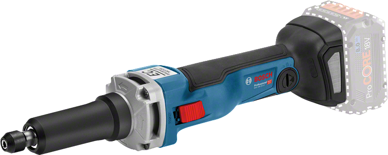 Bosch GGS 18V-23 LC コードレスストレートグラインダー。.