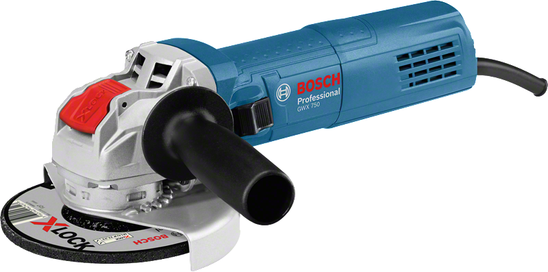 PRO GWX 750-125 S ディスクグラインダー X-LOCK | Bosch Professional