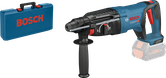 Bosch GBH 18V-26 D コードレスロータリーハンマー（ケース付き）。