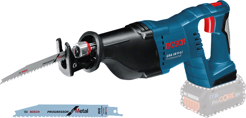 GSA 18 V-LI コードレスセーバーソー | Bosch Professional