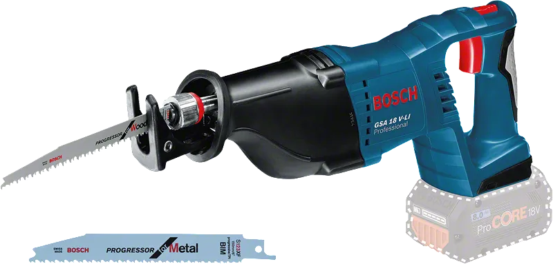 Bosch GSA 18 V-LI コードレスレシプロソー。.
