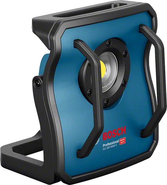 Bosch GLI 18V-4000 C コードレス現場ライト、4000 ルーメン。.